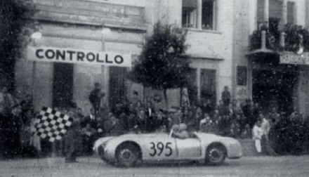 A.Pedretti i Alessio – Fiat 1100 S spider.